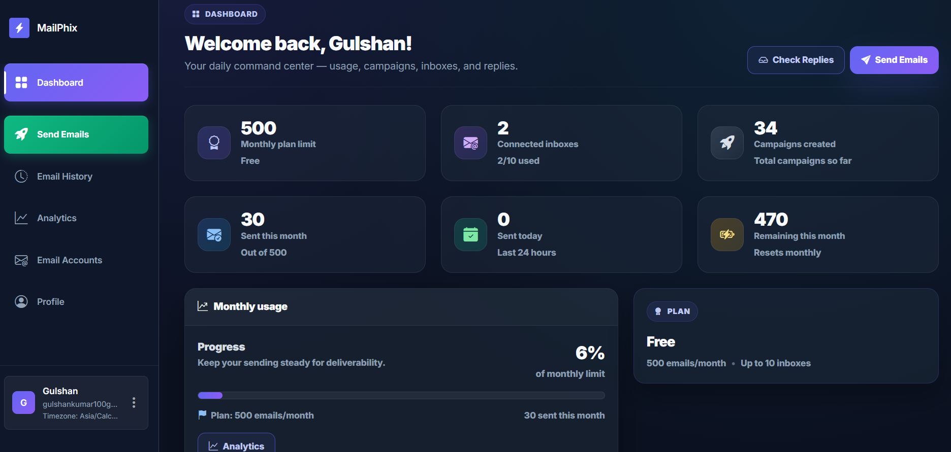 Campaign management interface